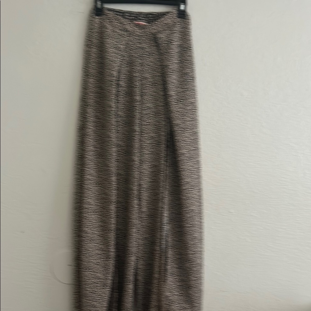 Showpo Black and cream Wide Leg Pants